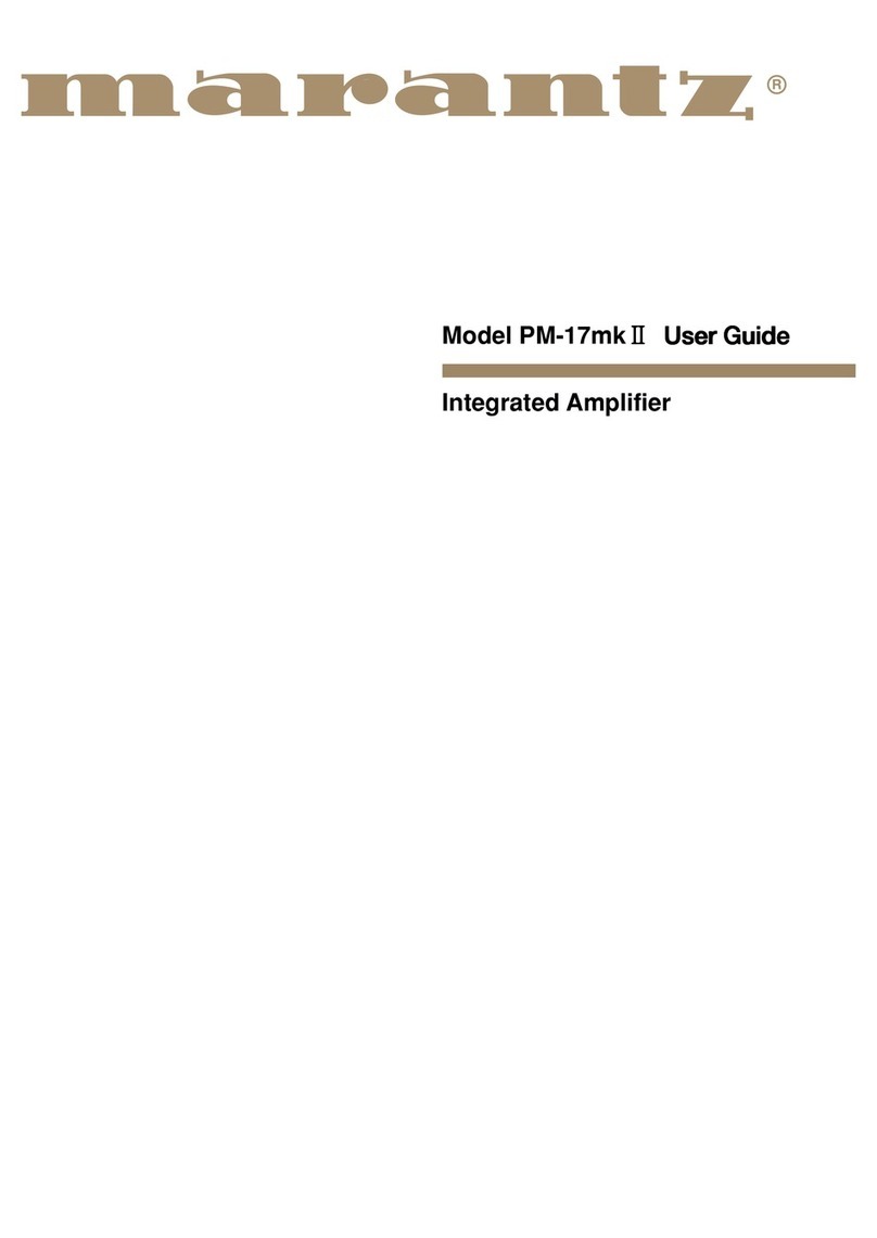 Marantz PM-17mk II user guide