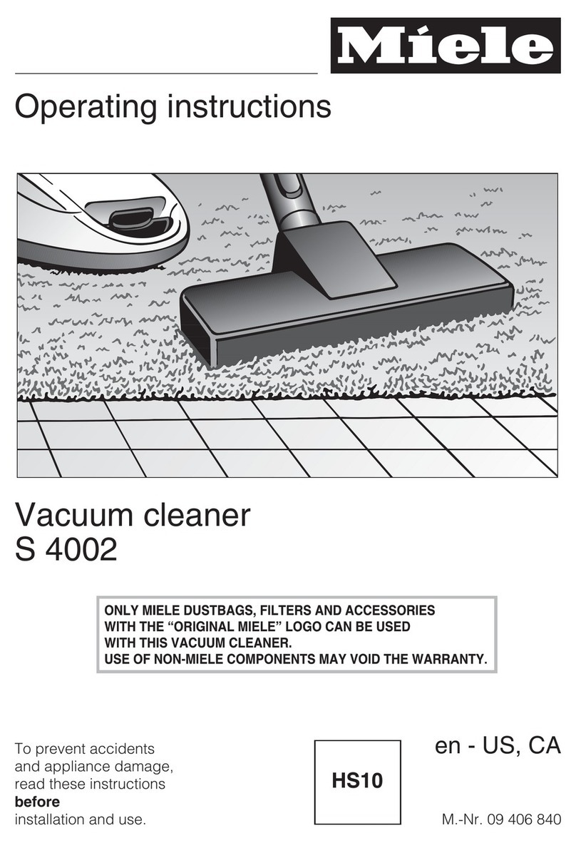 Miele S 4002 User manual