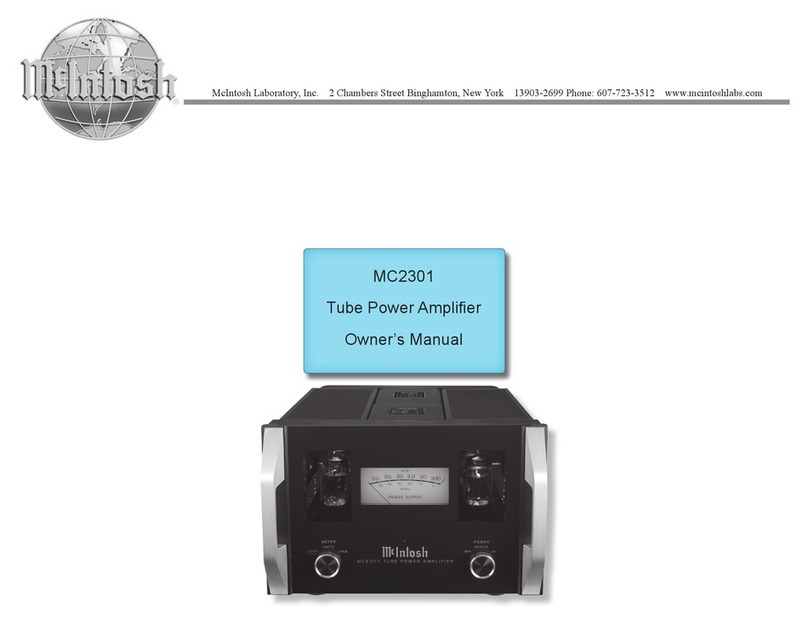 McIntosh MC2301 User manual