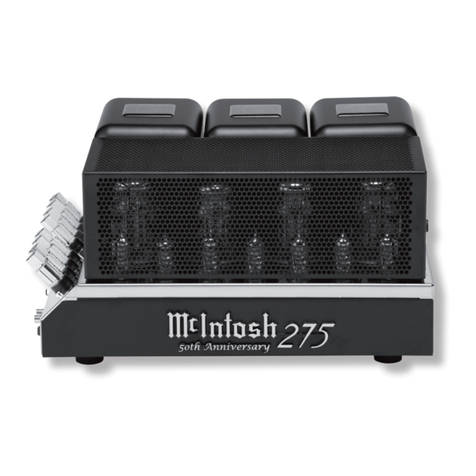 McIntosh MC275 50th Anniversary User manual
