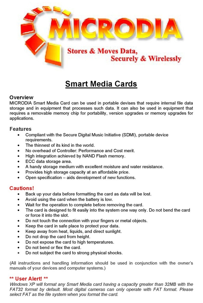 Microdia Smart Media Cards overview