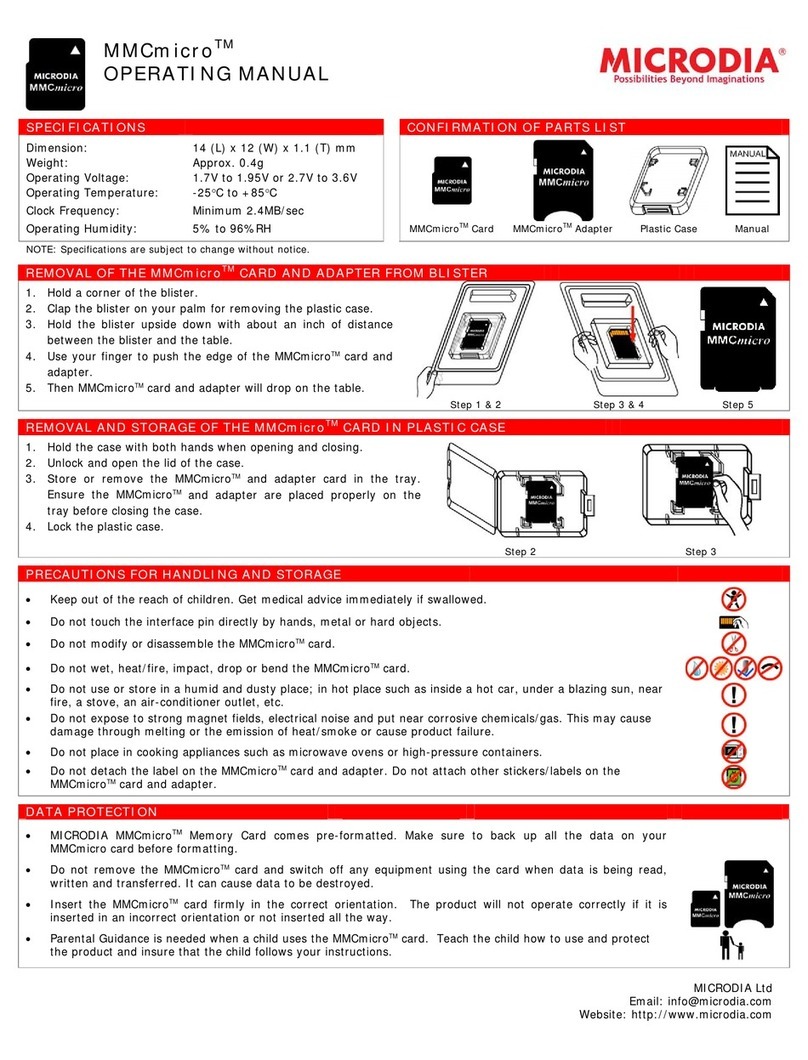 Microdia MMCmicro User manual