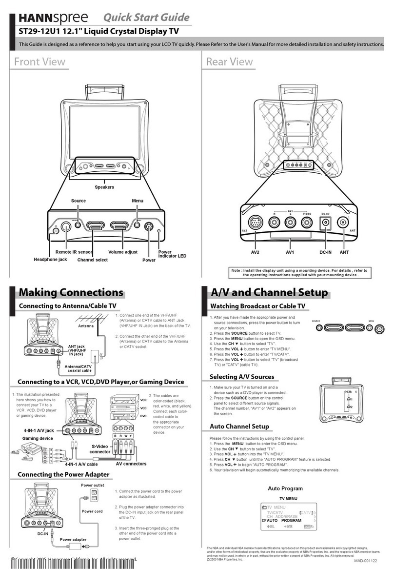 HANNspree ST29-12U1 User manual