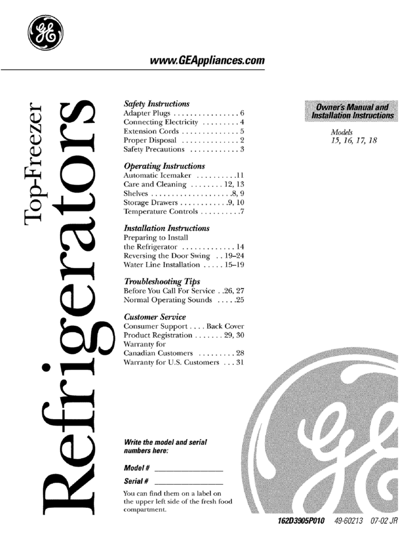 GE RHM 15 Operating instructions