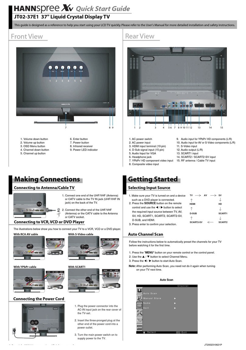 HANNspree JT02-37E1 User manual