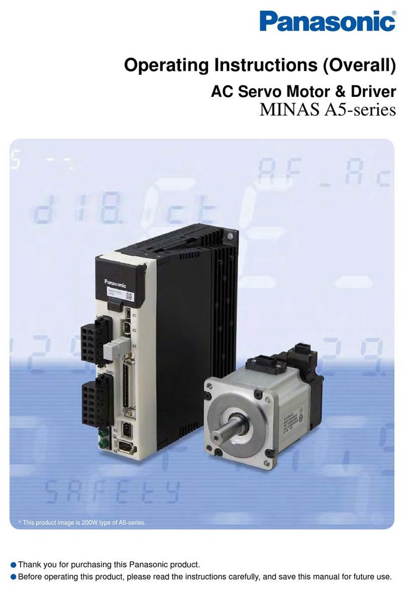 Panasonic MINAS A5-series User manual