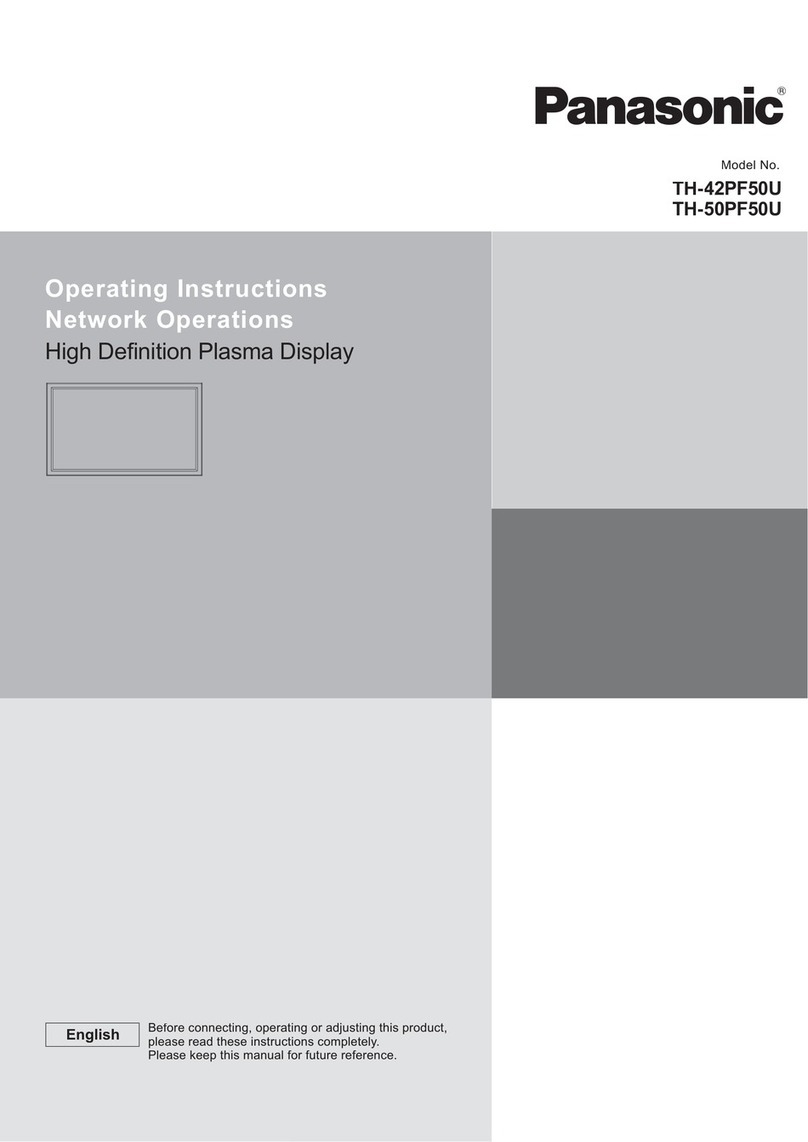 Panasonic TH-42PF50U User manual