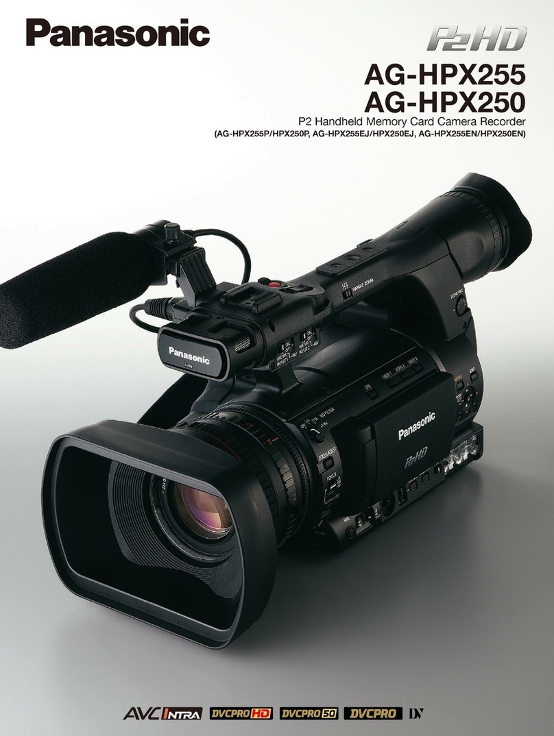 Panasonic P2HD AG-HPX255 manual