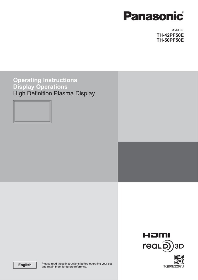Panasonic TH-42PF50E User manual