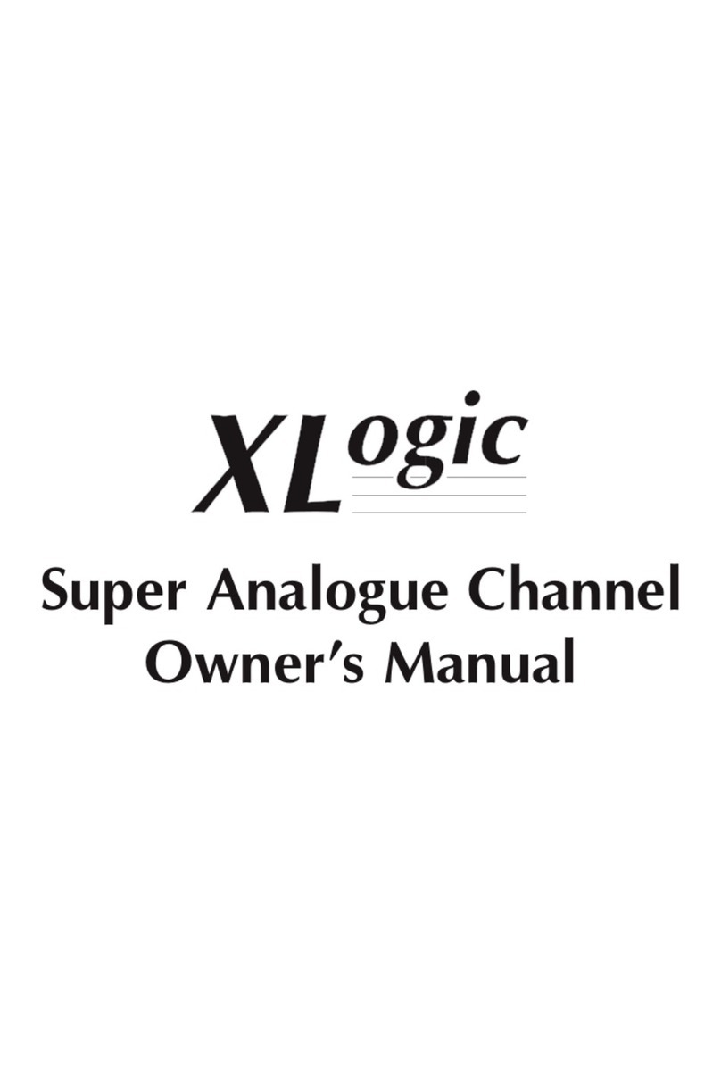 Solid State Logic XLogic Super Analogue User manual Solid State Logic XLogic Super Analogue User manual