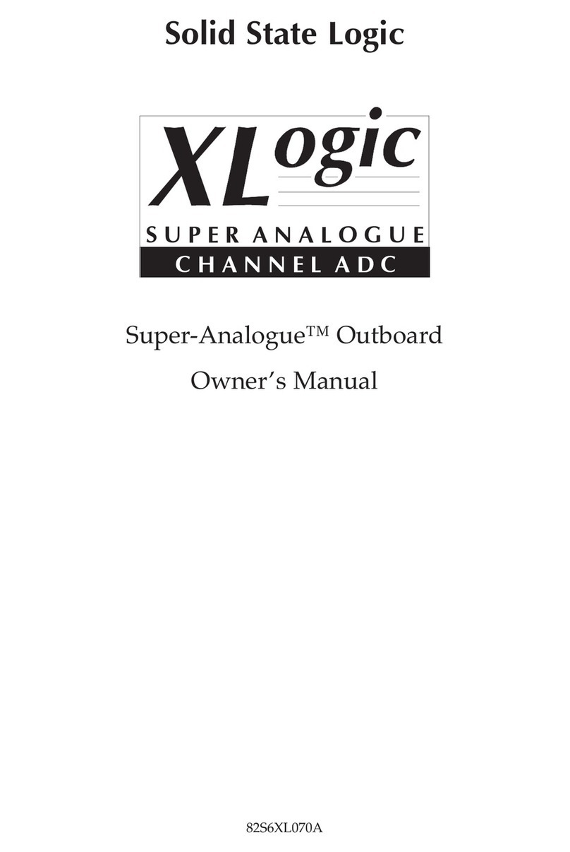 Solid State Logic XLogic Super-Analogue User manual