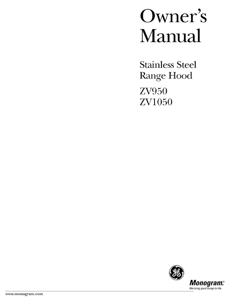 GE Monogram ZV950 User manual