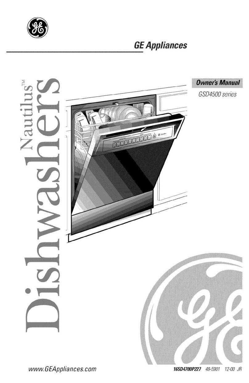 GE Appliances Nautilus GSD4500series User manual