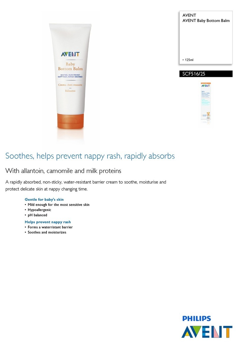 Philips AVENT SCF516/25 Specifications Philips AVENT SCF516/25 Specifications