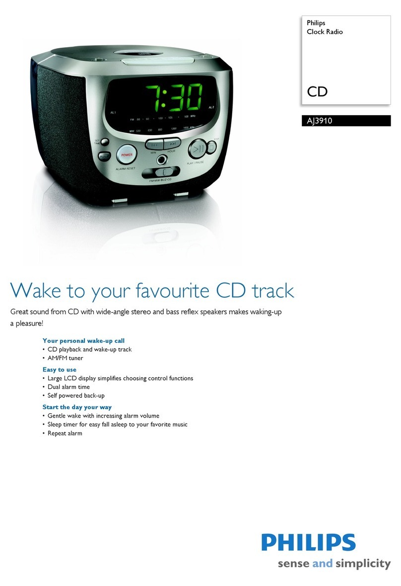 Philips AJ3910 Specifications