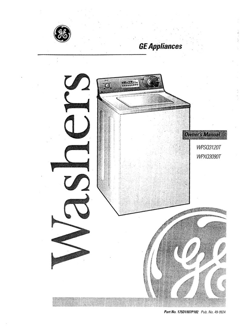 GE WPXQ3090T User manual