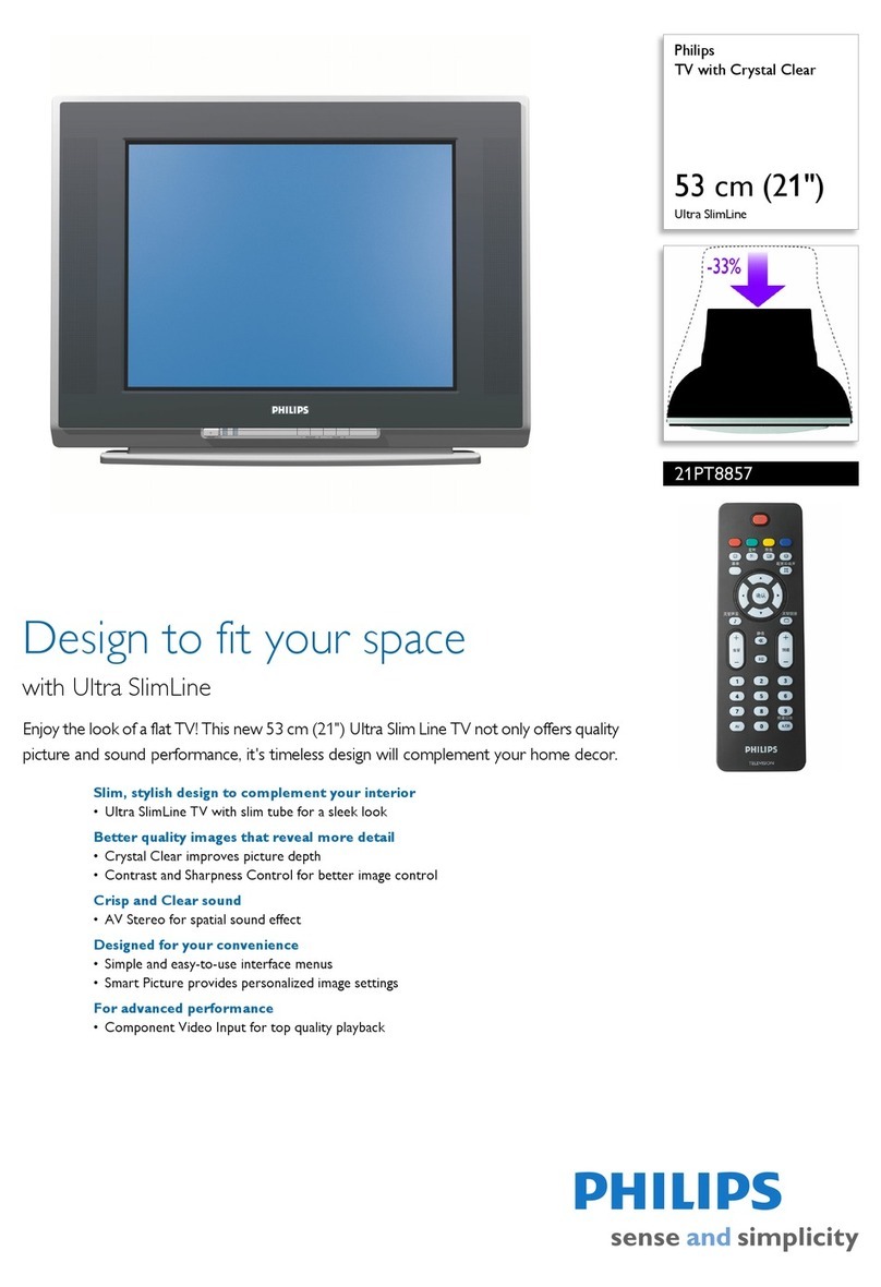 Philips 21PT8857 User manual