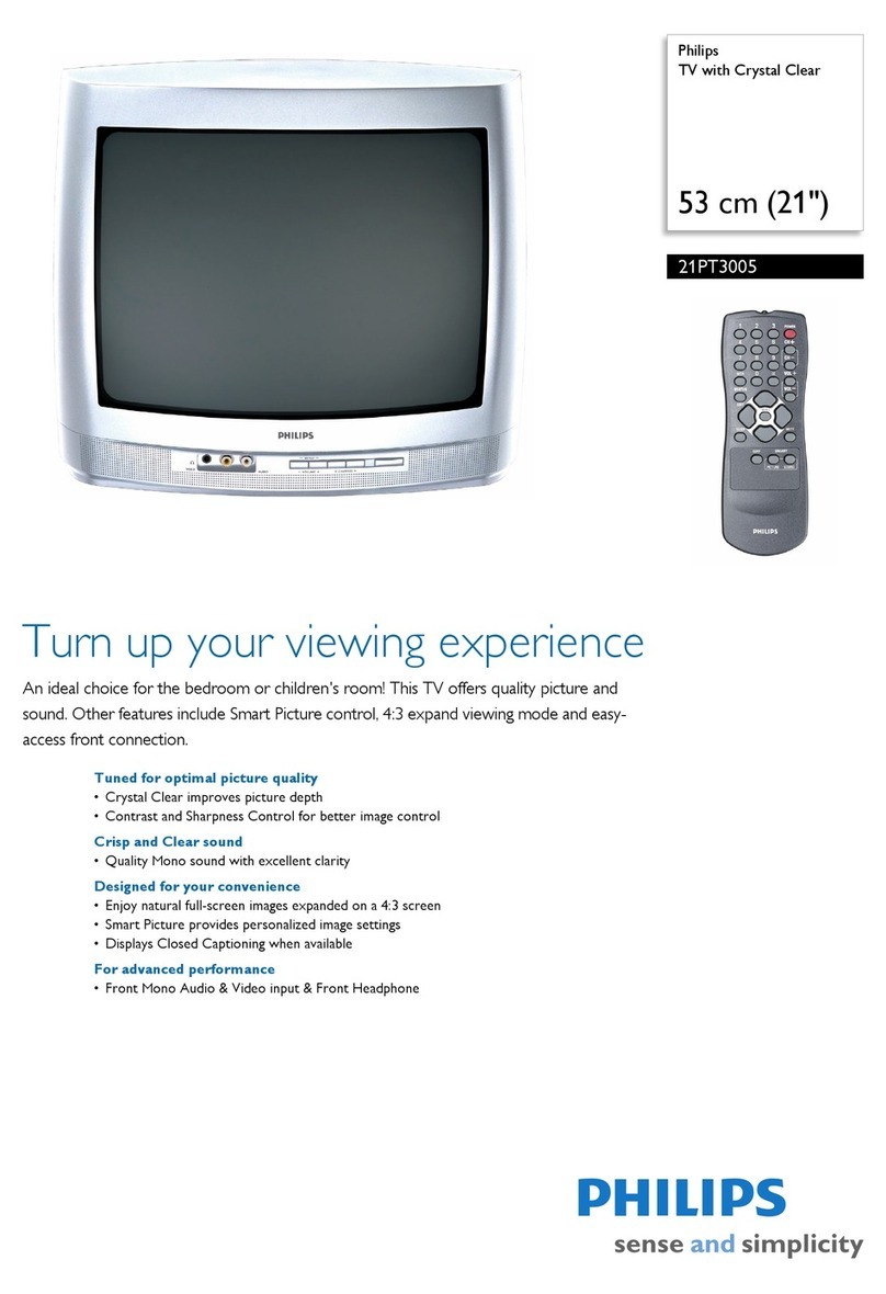Philips 21PT3005 User manual