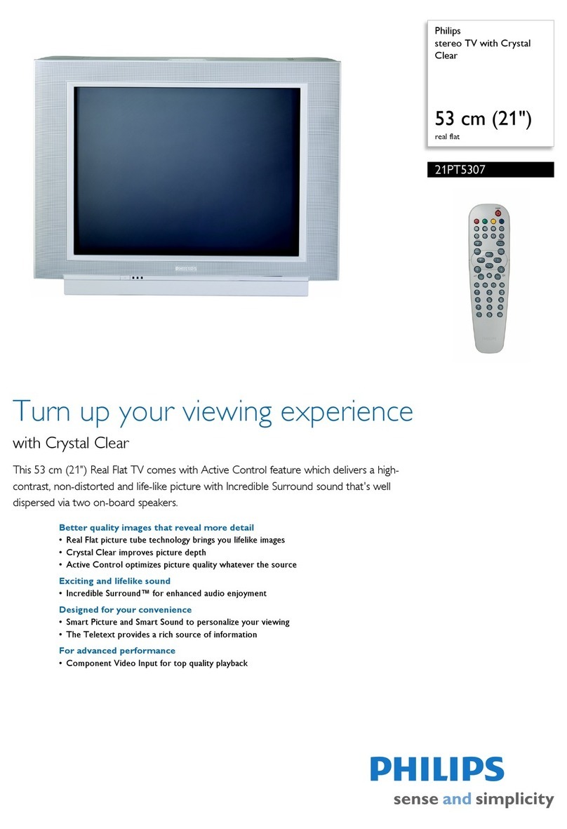 Philips 21PT5307 User manual
