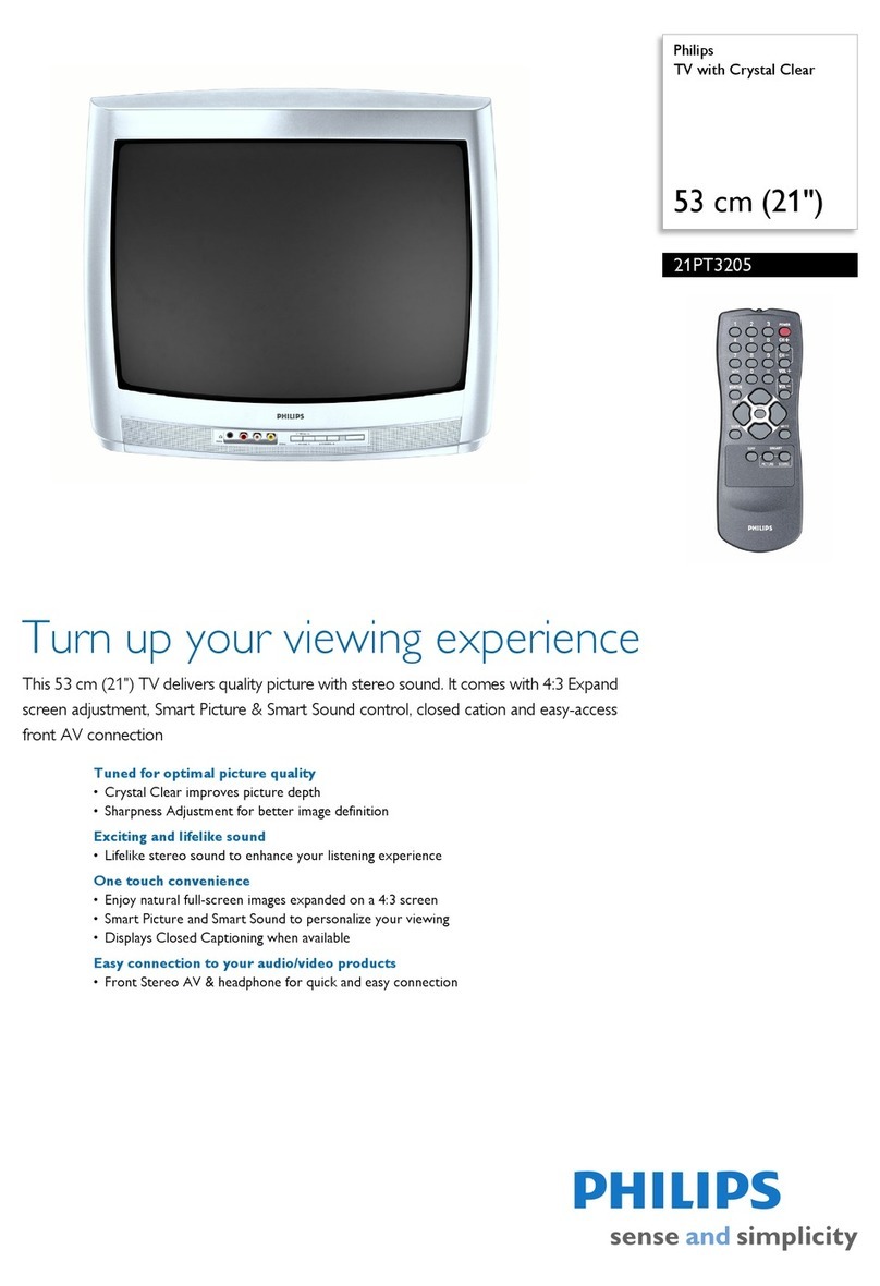 Philips 21PT3205 User manual
