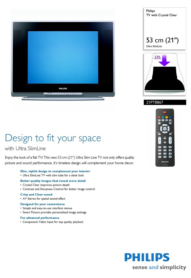 Philips 21PT8867 User manual