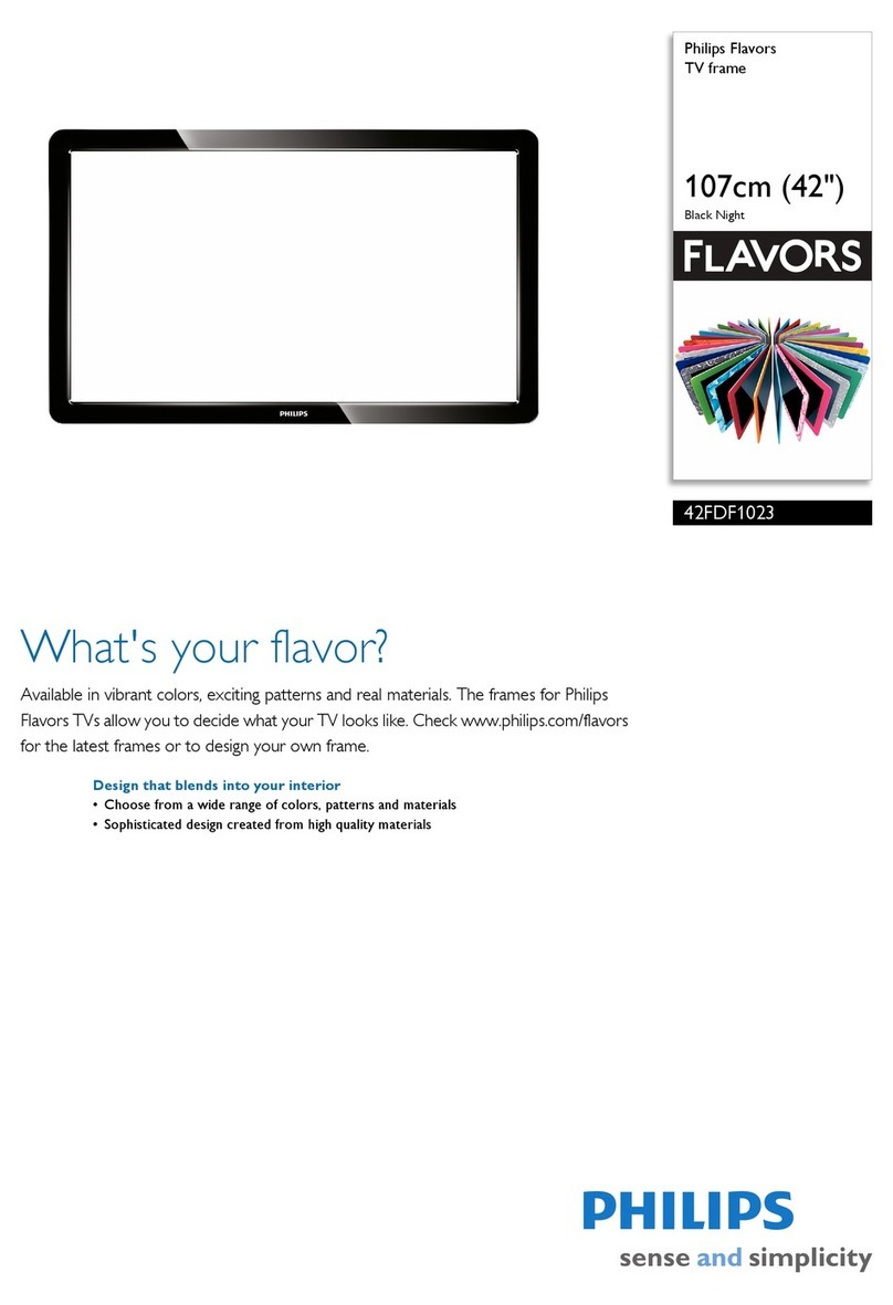 Philips Flavors 42FDF1023 User manual Philips Flavors 42FDF1023 User manual