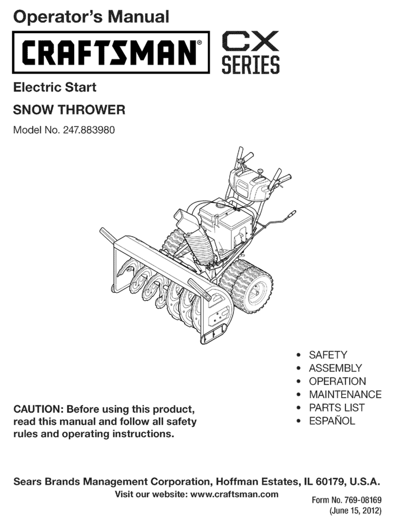 Craftsman CX series 247.883980 User manual