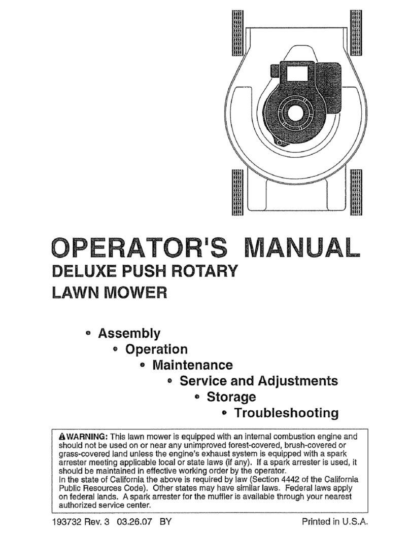 MTD PR600N21RH Operator's manual