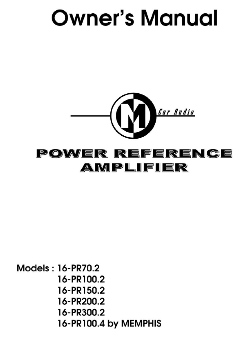 Memphis 16-PR200.2 owner's manual