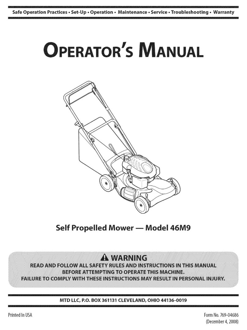 MTD 46M9 Operator's manual
