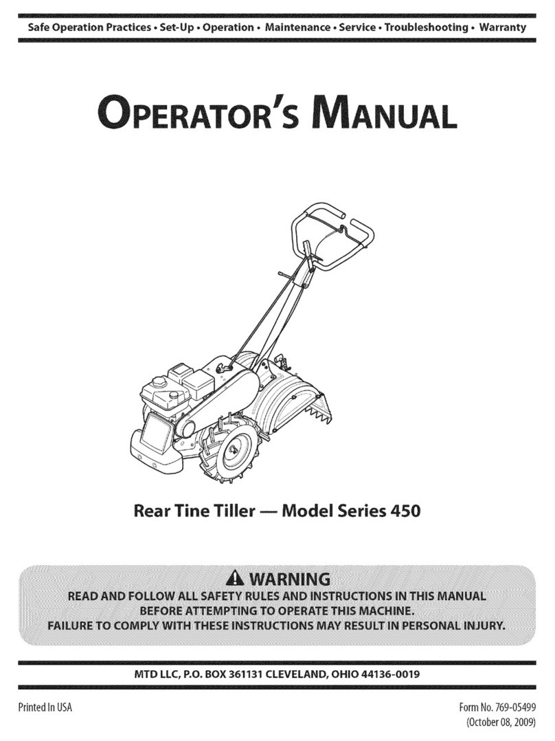 MTD 450 Series Operator's manual