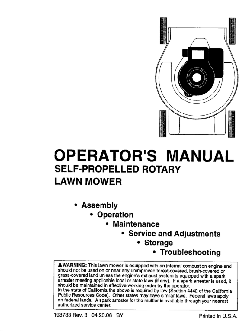 MTD PR600Y21RHP User manual