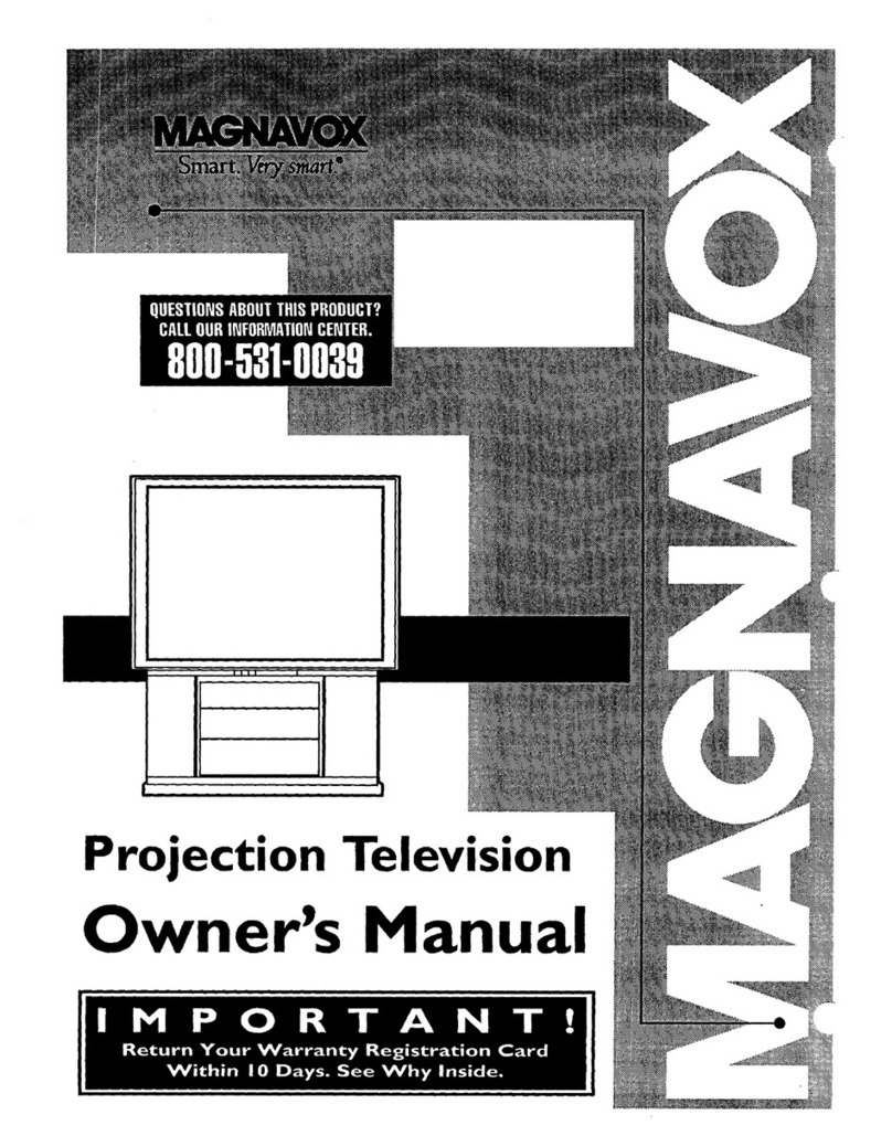 Magnavox 6P4850 User manual
