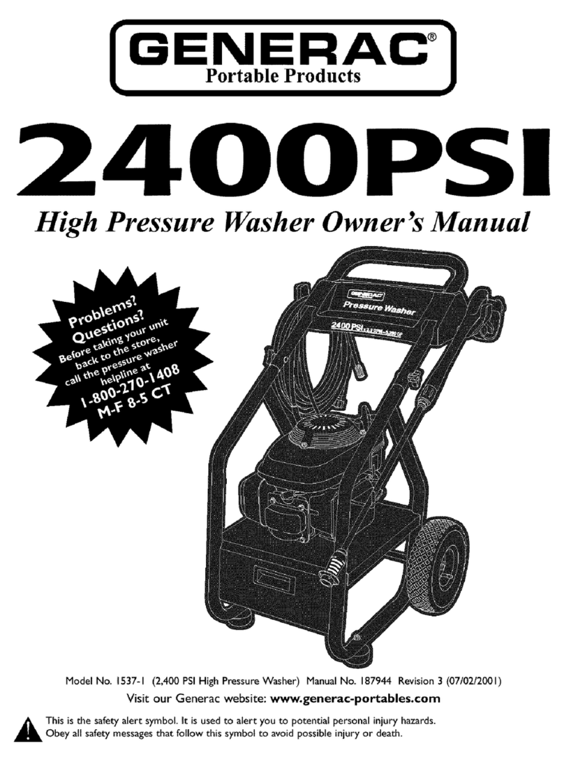 Generac Portable Products 2400PSI User manual