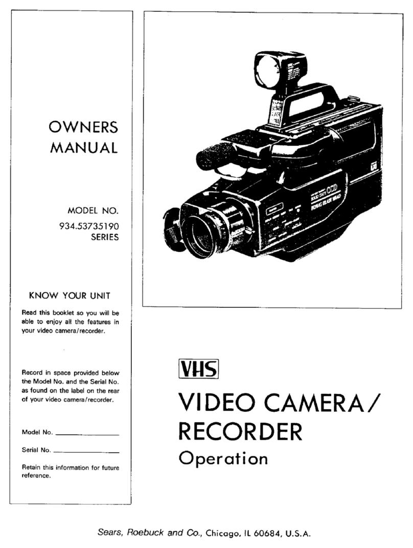 Sears 934.53735190 series User manual