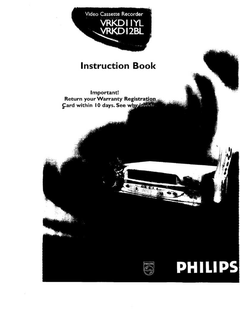 Philips VRKD12BL User manual Philips VRKD12BL User manual
