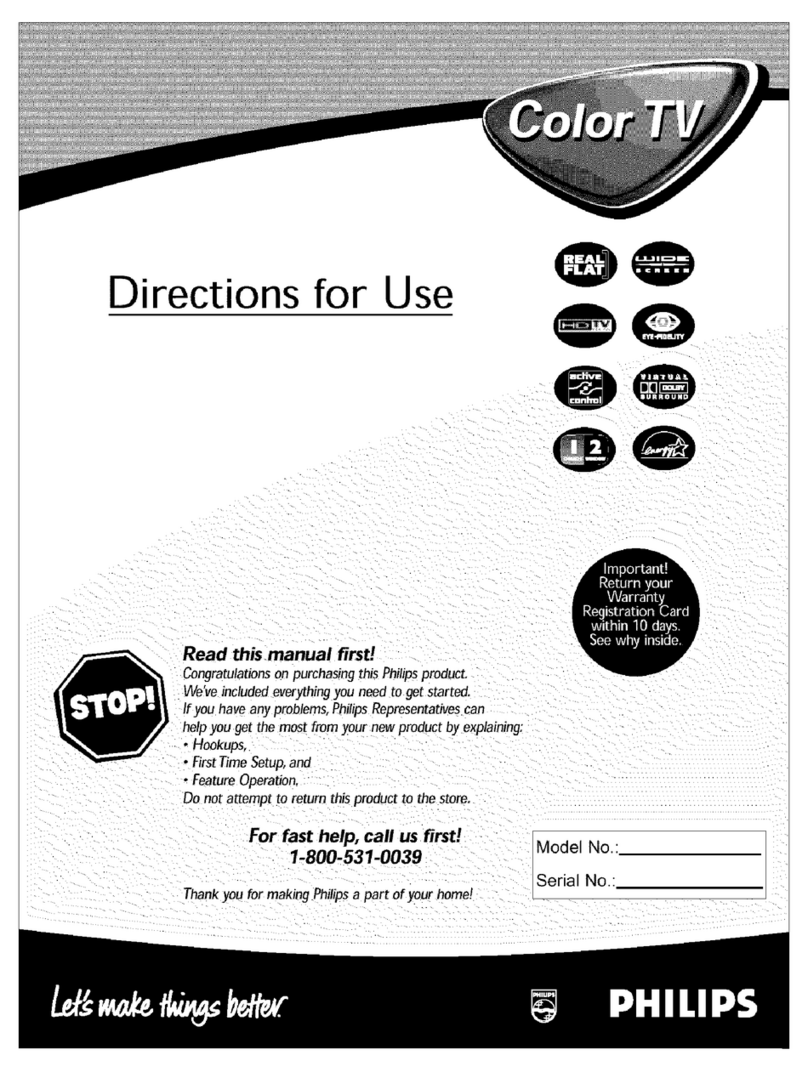 Philips 34PW8520 Manual