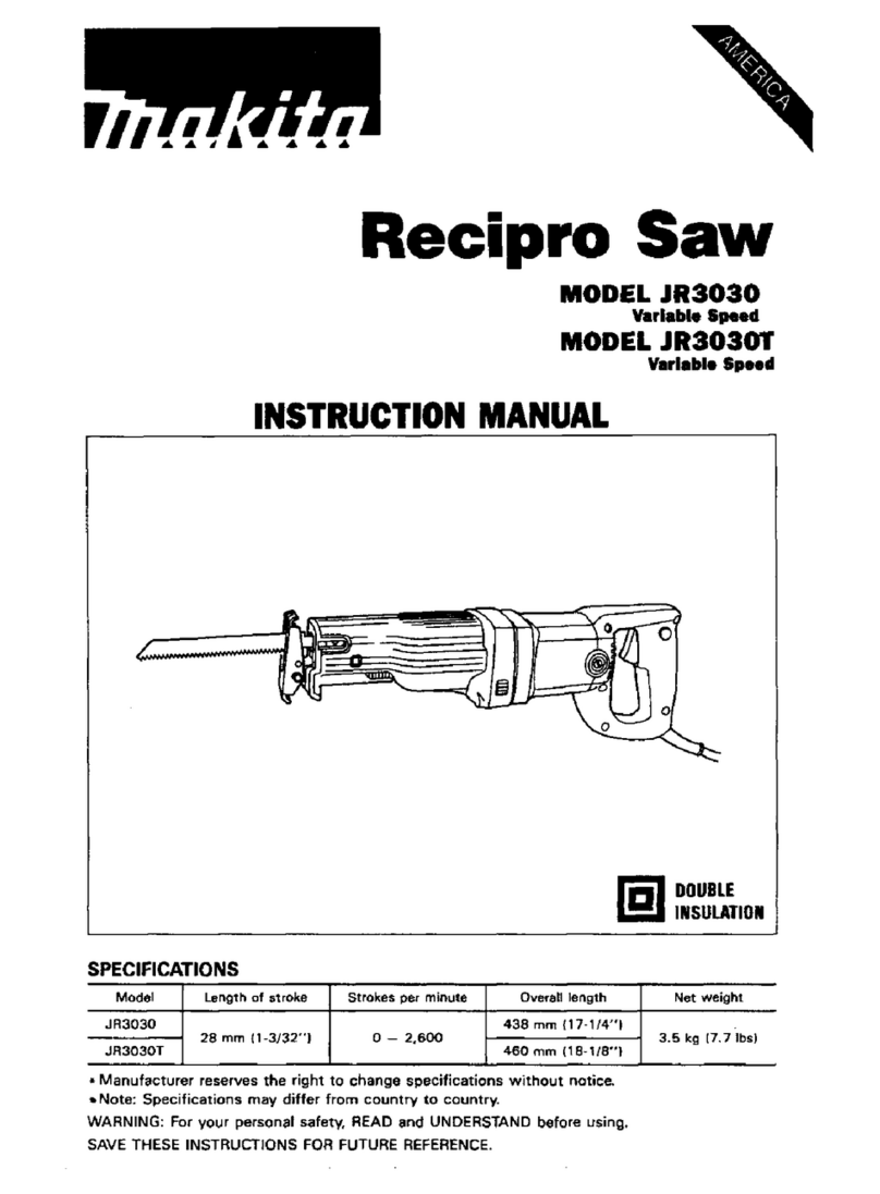 Makita JR3030T instruction manual