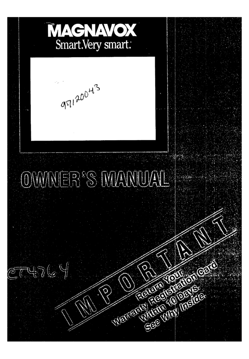 Magnavox CT4764 owner's manual