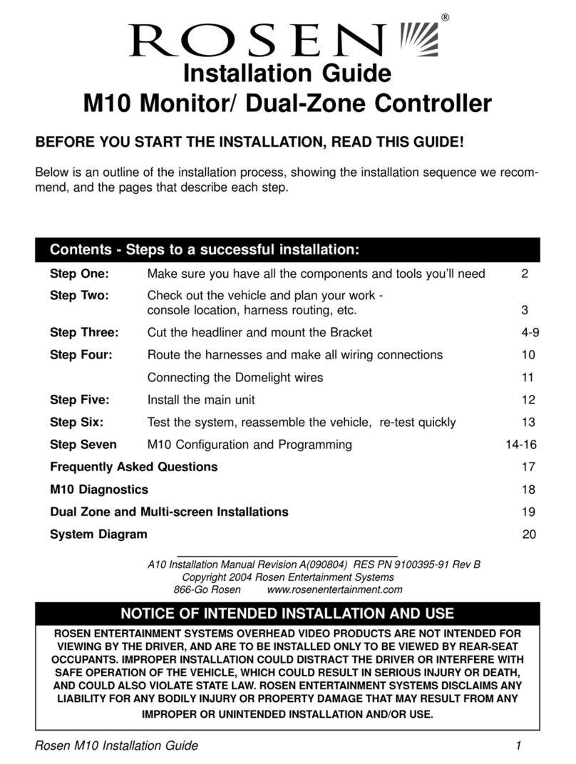 Rosen M10 User manual