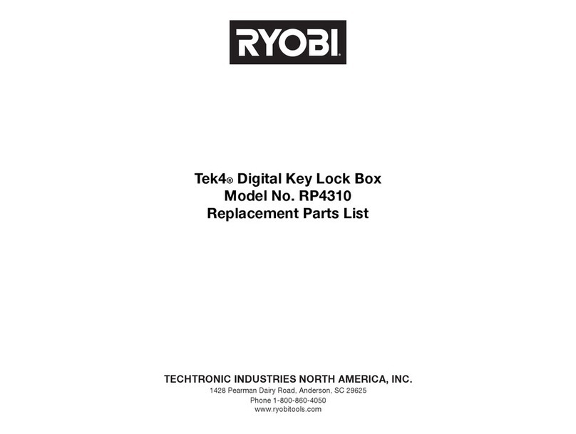 Ryobi RP4310 Replacement parts list Ryobi RP4310 Replacement parts list