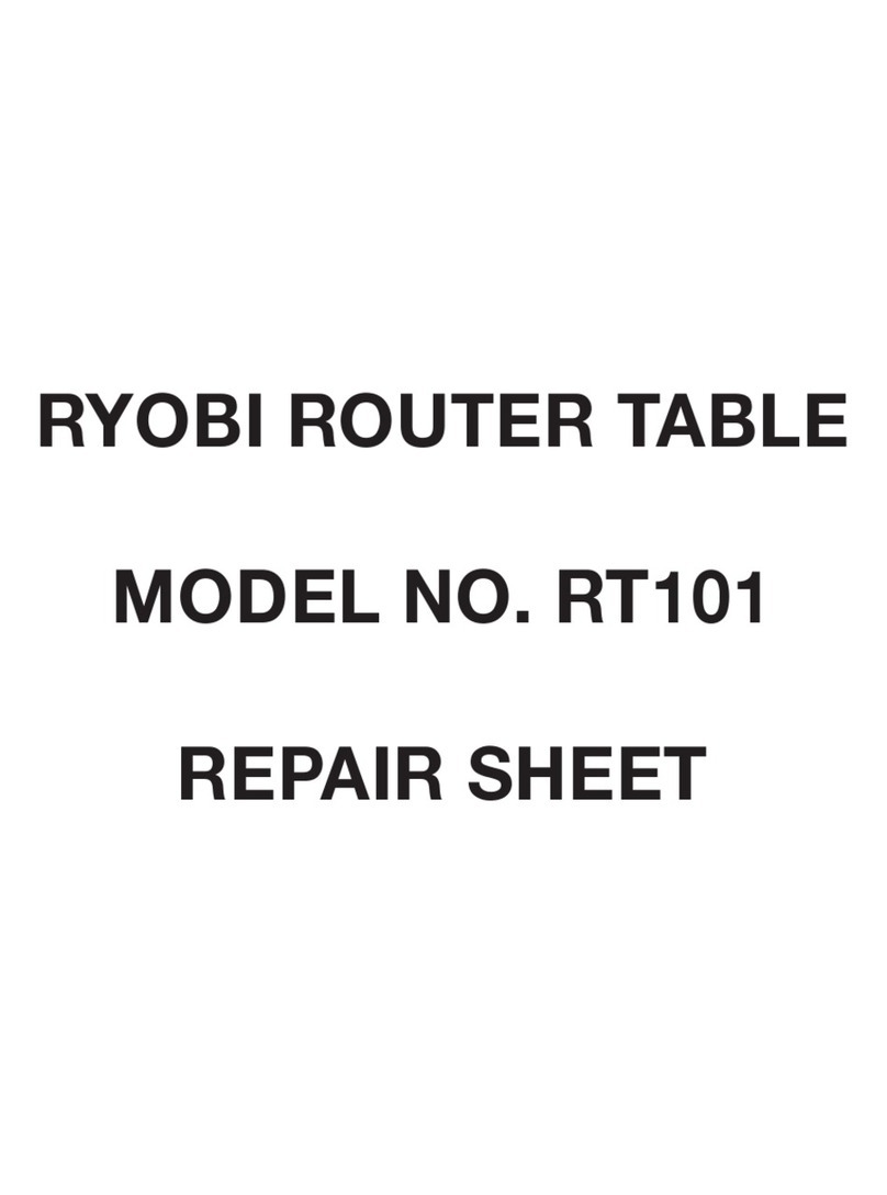 Ryobi RT101 Quick setup guide
