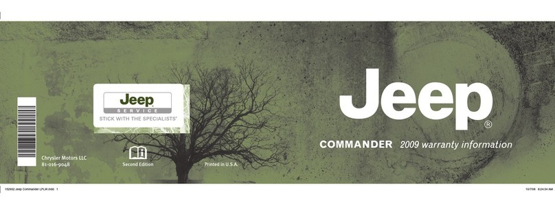 Jeep Commander Instruction Manual
