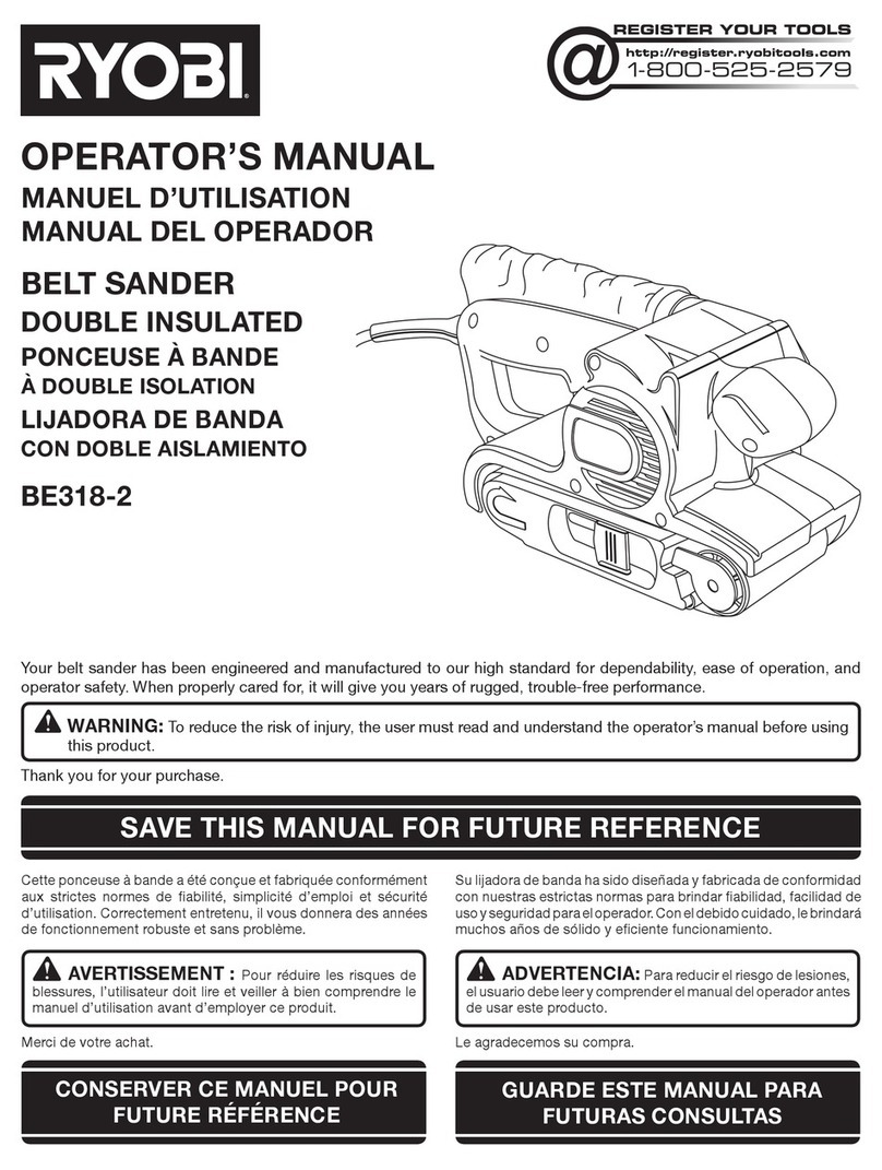 Ryobi BE318-2 Operator's manual