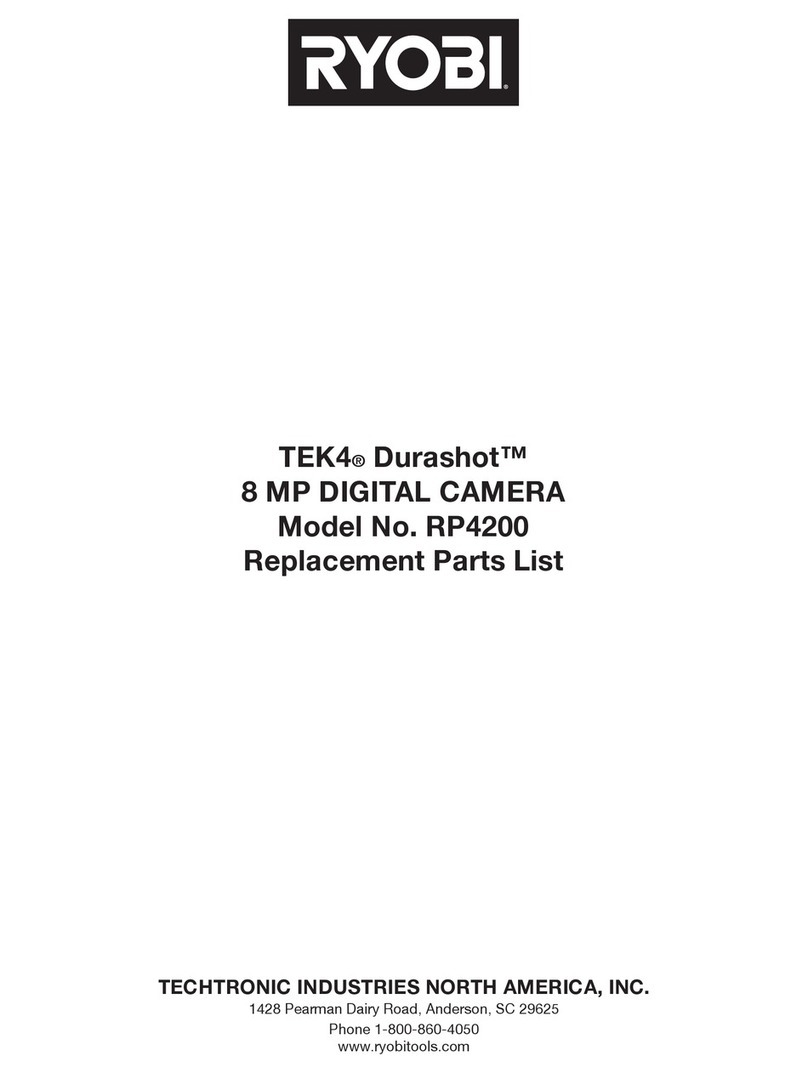 Ryobi TEK4 Durashot RP4200 Replacement parts list
