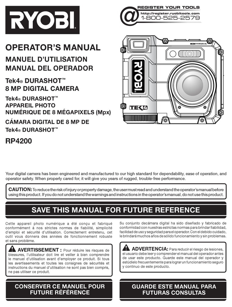 Ryobi TEK4 Durashot RP4200 Operator's manual
