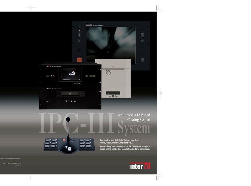 Inter-m SM-100 User manual