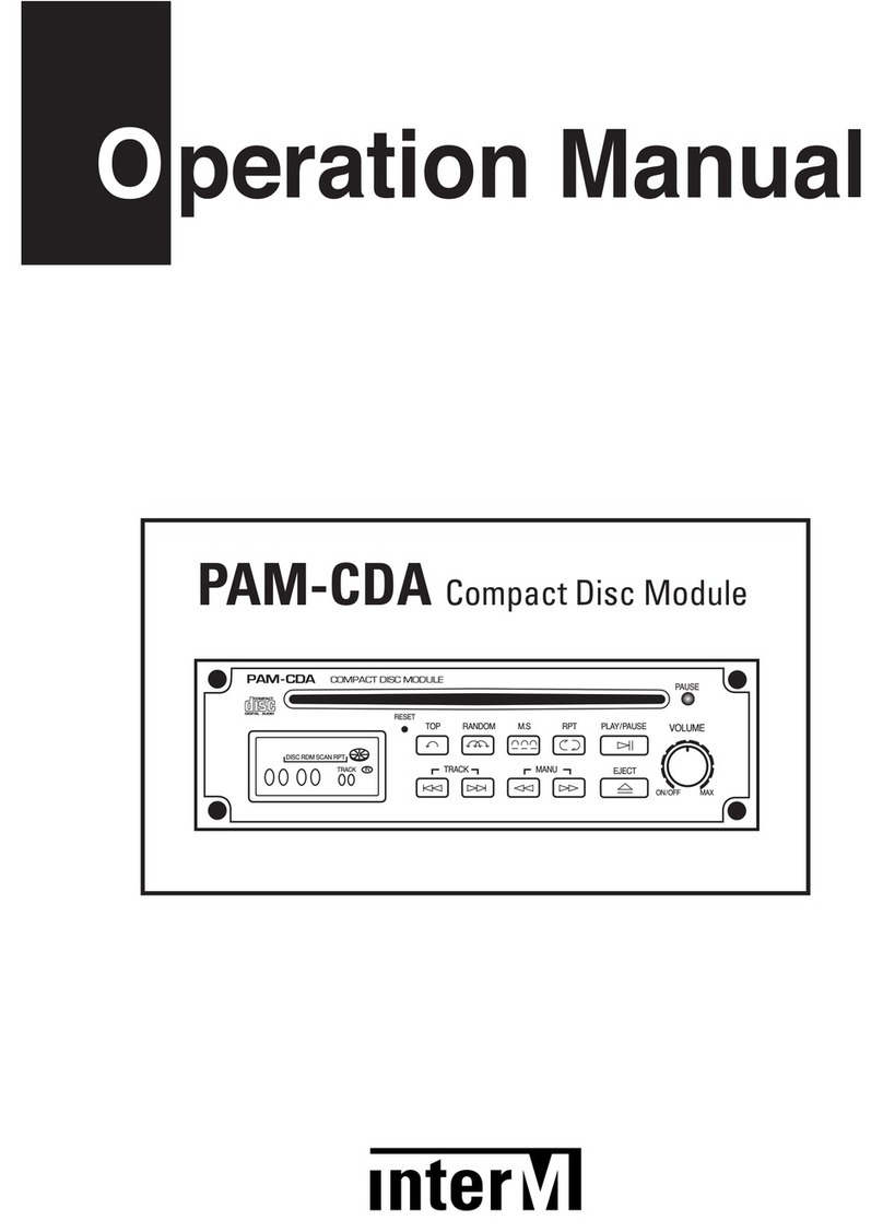 Inter-m PAM-CDA User manual