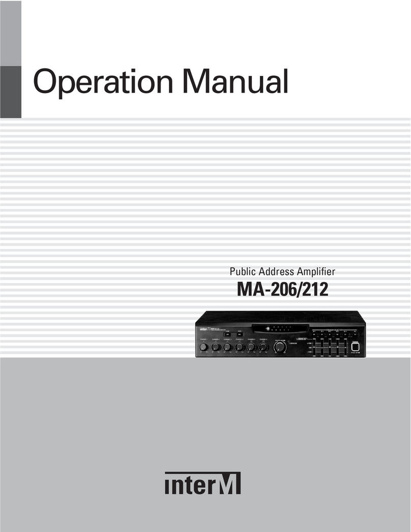 Inter-m MA-206 User manual