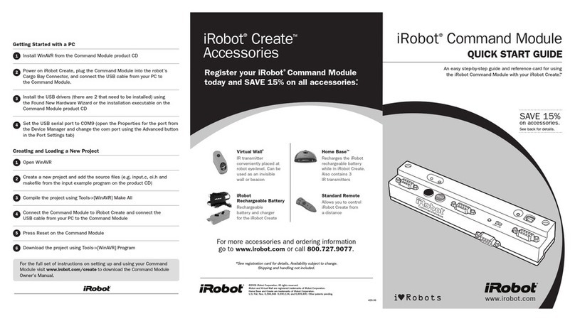 iRobot COMMAND MODULE quick start guide